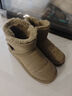回力女鞋雪地靴女冬季新款加绒保暖棉鞋短靴 0835 卡其色｜中筒款 36 实拍图