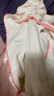 十月结晶婴儿睡袋薄夹棉睡袋婴幼儿纯棉防惊跳防踢被智能感温条 粉色90码 实拍图