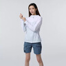 迪卡侬男女防晒衣夏季户外长袖外套超薄皮肤衣防晒服连帽 女款迷雾蓝-H500 2XL 实拍图