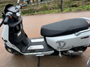 台铃电动摩托车苍穹100公里长续航电动车1200W高速电摩石墨烯电池72V23Ah外卖上班代步电瓶车星耀白 实拍图