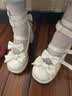 欧维沃Lolita鞋洛丽塔鞋小皮鞋JK配裙子公主风可爱圆头鞋doll感增高 白色 35 实拍图