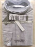 红豆【100%棉】牛津纺衬衫男弹力长袖衬衫男透气条纹蓝色衬衫男衬衣男 S2灰色-细条纹【100%棉】 40 实拍图