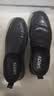 沙驰男鞋 轻便商务休闲鞋柔韧舒适手抓纹胎牛皮时尚休闲鞋 商场同款 黑色（752442279Z-1） 40 欧码（国码41） 实拍图