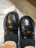 百丽（Belle）元宝乐福鞋女2025秋新棕色英伦粗跟小皮鞋单鞋D2S1DCA5 黑色 39 (245mm) 实拍图