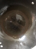 中福铁锅龟纹生铁铸铁锅炒锅家用炒菜锅无涂层已开锅老式古法陆川铁锅 平底+有副耳 34cm 不锈钢盖 实拍图