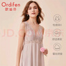 欧迪芬（Ordifen）【明星同款】女士睡裙性感蕾丝轻薄无袖休闲睡裙家居睡裙XH0101 【李小冉同款】风悦灰 XL 实拍图