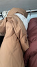 波司登（BOSIDENG）羽绒服女短款连帽加厚新国标90绒商场同款宽松休闲外套 榛果卡其7658【卡码拍小】 M 165/88A 体重约120-140斤 实拍图