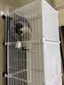 爱咪宠狗笼子小中型犬带厕所冬天家用保暖小型犬狗狗围栏泰迪比熊狗笼 三格带轮【109*37*57】可移动 豪华款：狗窝+喂水喂水器+基础款 实拍图
