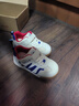 泰兰尼斯秋冬季新款学步鞋婴儿加绒防踢防滑新年面包鞋男女宝宝机能童鞋 白/蓝 秋季网布 26 鞋内长16.5cm适合脚长15.5 实拍图