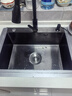 松鲸 厨房水槽大单槽台下盆手工不锈钢洗菜盆一体盆洗菜池洗碗淘菜盆 B套餐-配冷热龙头 三孔单槽-60*45cm 实拍图