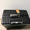 网易严选大容量铝镁框小金刚PC行李箱商务拉杆箱旅行箱26英寸亮面经典黑 实拍图