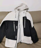 探路者冲锋衣三合一刘昊然同款外套防风防雨登山滑雪服男女 云峰白 L 实拍图