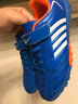 双星八特儿童足球鞋碎钉男女童6-12岁青少年中大童小学生训练免系带运动鞋 PU网眼（宝蓝） 30 实拍图