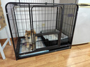 华美龙 狗笼子小型犬中型犬带厕所泰迪柯基比熊柴犬宠物狗窝室内狗围栏 【加粗方管】95*65*85（60斤内） 实拍图