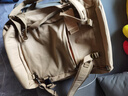 新潮代背包男大容量出差旅行包休闲帆布双肩包多功能户外旅游行李登山包 卡其色50L【干湿分离设计】 实拍图