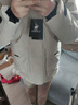骆驼（CAMEL）【王俊凯同款】户外羽绒服冬季新款连帽羽绒衣中长款保暖防风外套 AA12264035B，浅卡其，男女同款 S 实拍图