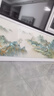 轩尼匠心蓝色千里江山图织锦绣客厅挂画苏州刺绣沙发背景墙装饰画山水壁画 黑胡桃实木 220*80 高端框 实拍图