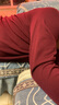 布先生明星同款秋冬季可机洗纯羊毛衫男士毛衣 酒庄红 4XL-195 实拍图