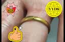 周六福简约光圈足金黄金戒指女生日礼物计价AA012466 活口13号 约3.25g 实拍图