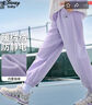 迪士尼（DISNEY）童装儿童女童加绒针织分割长裤时尚洋气裤子24冬DB441AA12紫120 实拍图