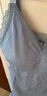 十月结晶孕妇内衣一体式无缝哺乳吊带背心产后喂奶塑身免穿文胸 【浮冰蓝】自带胸垫 XL 实拍图