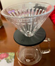 泰摩  高硼硅玻璃冰瞳咖啡滤杯 手冲咖啡过滤杯 家用咖啡壶过滤器具 高硼硅玻璃01号-标准版黑色 实拍图