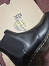马丁（DR.MARTENS）2976 YS男女款春季舒适百搭黄车线黑色女切尔西靴父亲节礼物 黑色 36 实拍图