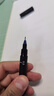 uni三菱（uni）0.3mm水性绘图针管笔 PIN-200美术设计描边笔勾线笔 黑杆蓝芯 单支装 实拍图