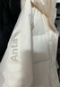 安踏（ANTA）速暖羽绒服 中长羽绒服女装冬季户外加厚防风保暖外套棉服上衣 【精致织带款】香草米白8902-1 XL /女175 实拍图