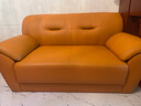 福罗帝（FROUDE）沙发真皮沙发双人位客厅沙发现代简约小户型北欧会客头层牛皮沙发 乳胶款【一级福罗帝专用头层牛皮】颜色备注 小双人1.3米 实拍图