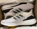 adidas EQ21 RUN随心畅跑舒适网面体测跑鞋男子阿迪达斯官方   白/蓝   42 实拍图