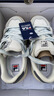 FILA 斐乐官方女鞋ROSETTA摩登板鞋春新款斑斓鞋运动鞋休闲鞋 白中白/南极灰-BA 37.5 实拍图
