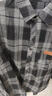 Foss Phil格子衬衫男女秋冬季宽松痞帅衬衣cityboy长袖外套FPCS13咖啡格3XL 实拍图