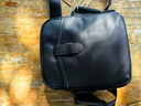 ANDSEEYOU潮牌 单肩包 精品男士包包新款单肩包斜挎包小包休闲韩版时尚软牛皮小背包出行手机男包 黑色 实拍图