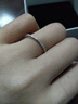 Lnieer999足银素圈戒指男女礼物轻奢小众设计高级感食指戒足银指环尾戒 实心足银999钉砂戒指 13号 实拍图