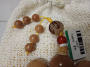妍韵珠宝精品20mm缅料风化白玉菩提根手串红玛瑙文玩把件男女士款佛珠手链 实拍图