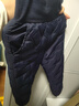 罗蒙儿童羽绒裤内胆男女童秋冬保暖裤子内穿校园服饰神器棉裤 藏青130 实拍图
