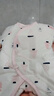 wua·wua新生儿衣服夹棉秋冬保暖男女宝宝婴儿连体衣系带护肚和尚服款睡衣 棉衣款（5-15度）粉森林 52cm （适合0-1个月 4-8斤） 实拍图