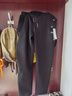 JEEP吉普裤子男休闲裤棉质秋冬季加绒宽松运动直筒长裤大码舒适裤子男 黑色-直筒加绒（升级保暖版） 3XL（建议145-160斤） 实拍图