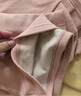 欧迪芬女士保暖内衣男女秋冬暖绒滚边打底内穿含羊毛蚕丝xy秋衣秋裤套装 女款黑色【上衣+裤子】 L 实拍图