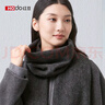 红豆（Hodo）100%纯羊毛围巾女士秋冬季加厚中国红色送妈妈女友生日礼物 实拍图