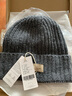 玖慕（JIUMU）纯羊毛保暖毛线帽秋冬季针织帽冷帽冬帽大头围堆堆帽防寒帽子女冬 实拍图