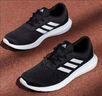 adidas CORERACER随心畅跑舒适休闲跑步鞋男子阿迪达斯官方轻运动 黑/白 FX3581 39 实拍图