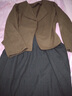 欧迪惠法式连衣裙女装2025年秋季新款衣服套装毛呢外套女秋冬小香风裙子 咖色毛呢外套+黑色裙 S 【80-95斤】 实拍图