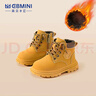 英贝米尼儿童马丁靴男童短靴宝宝鞋子2025秋冬新款大黄靴女童靴子宝宝童鞋 驼色【冬季棉靴  加绒保暖】 30 码内长19.5CM适合脚长约19.0CM 实拍图