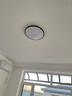 FSL佛山照明三防吸顶灯led超薄圆形防潮防蚊虫卫生间阳台卧室厨卫灯 皓睿黑色 36W三段调光 480mm 实拍图