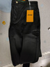 吉普（JEEP）休闲裤男秋冬季商务宽松裤子男士潮流直筒百搭男裤黑色加绒33 实拍图