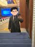 罗蒙领带男商务正装圆点8cm手打工作结婚新郎酒红色口袋巾套装礼盒 实拍图