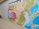 北斗新版中国和世界地形图2张3d立体凹凸浮雕地图地理挂图三维地貌地图挂图学生教学专用版学生文具书桌墙42cm京东618活动 实拍图
