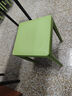 和大人 塑料方凳加厚成人家用高板凳北欧现代简约时尚创意方凳高凳子 出口品质加厚 绿色 实拍图